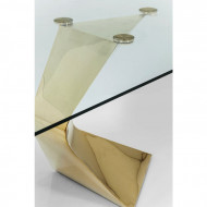 Eettafel Gloria Goud 200x100cm