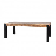 Eettafel Ventura Mango hout & metaal- 200x100