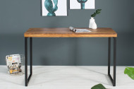 Elegant bureau sheeshamhout metalen frame 118 cm