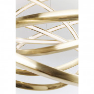Hanglamp Saturnus LED goud groot 150cm