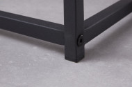 Industriële bijzettafels set van 2 DURA STEEL 40cm zwart metaal