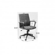 Kare design Bureaustoel Vintage Bruin model Labora