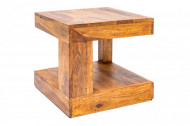 Massief kostbare houten salontafel GIANT 45 cm Sheesham Stone Finish