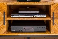 Massive TV-Board 160 cm Mango Wood industrieel ontwerp