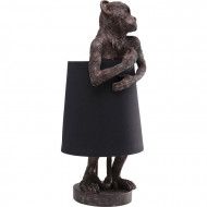 Tafellamp Animal Monkey Bruin Zwart