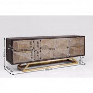 TV Sideboard Triangolo 165cm