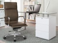 Bureaustoel Cognac Comfortabel