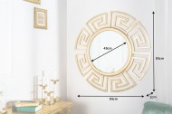 design goudkleur wand spiegel EUPHORIA 85cm Leverbaar in december