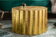 design handgemaakte Salontafel bladgoud look 60cm