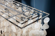 Design hanglamp SHELL 80cm schelplamp parelmoer