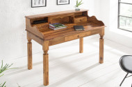 Elegant secretaresse HEMINGWAY L 115 cm Bureau Sheesham massief hout