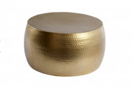 Handgemaakte salontafel ORIENT III 60cm goud gehamerd design