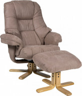 Hoogwaardige Comfortabele Relaxfauteuil met voetenbank