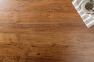 Massief Acacia Hout Boomstam Eettafel 180cm blad dikte 3,5cm