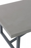 Salontafel Beton Finish Rechthoekig Hout/Metaal Grijs 120cm