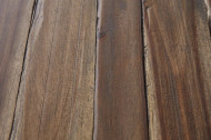 Set van 2 industriële salontafels ELEMENTS 110 cm acaciahout verweerd massief hout