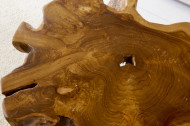 Unieke bijzettafel WILD 55cm teakhouten salontafel