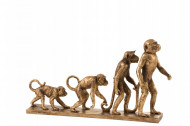Aap Evolutie Poly Antiek Goud