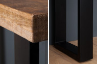 Design sidetable bureau tafel IRON CRAFT 115 cm mangohout ijzeren