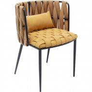 design Stoel Cheerio Geel incl Kussen