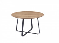 Eettafel Rond 120cm MDF+Metaal