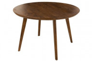 Eettafel Rond Mango Hout Bruin 120cm