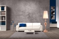 Elegante design vloerlamp Beauty rose goud 160cm
