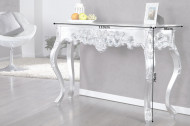 Overeenkomend Feest Kapper Handgemaakt Barok Kaptafel,Sidetable Consoltafel 110 cm zilver