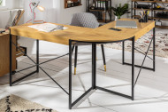 Hoekbureau Industrieel 130 cm met lades