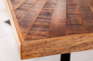 Massieve mangohout salontafel industriële stijl WOOD 105 cm