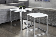 moderne Salontafel / Bijzettafel Model: Fusion - 3 Set