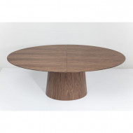 Ovaal uitschuifbare eettafel Walnootkleur 200 cm (50) x110cm