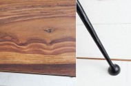 Salontafel Sheeshamhout Retro Design 100 cm
