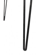 Sidetable zwart Sparhout Onregelmatig 90 cm