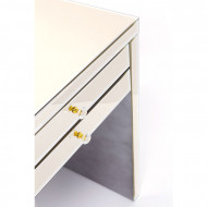 Spiegelend Bureau Luxe Champagne 140x60cm