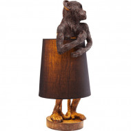 Tafellamp Animal Monkey Bruin Zwart