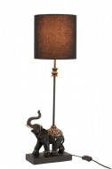 Tafellamp Olifant Poly Zwart