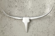 Wandgewei Model: Bull - Zilver - 75cm