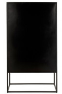 Wandkast /Mango Hout Zwart/Bruin