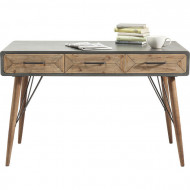 Bureau X Factory 3 Drw 120x60cm