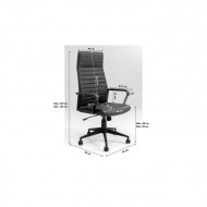 Bureaustoel van Kare Design Labora Hoog Antiek Bruin