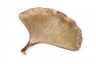 Decoratieve kommen set van 3 GINKGO 30cm goud handgemaakt metaal