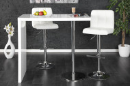 Design statafel MAGNUS 120cm bartafel hoogglans wit