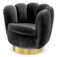 Draai Stoel SWIVEL MIRAGE van EICHHOLTZ donkergrijs/zwart