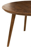 Eettafel Rond Mango Hout Bruin 120cm