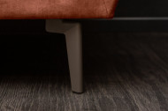 Elegante 3-zits bank MARVELOUS 220 cm antiek roestbruin