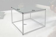 Elegante salontafel groen met marmerblad 50cm met een gepolijst