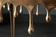 Extravagante salontafel LQUID LINE L 46 cm goud druppelvormig design