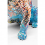 Gekleurde Deco Figuur Bulldog met zonnebril
