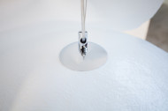 Hanglamp met elegant design GLOW 50cm witgouden hanglamp